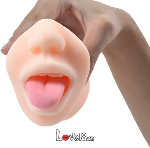 Silicone Mouth Masturbator Male Pleasure Sex Toy — photo 4