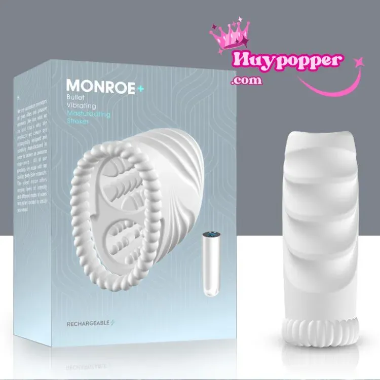 Monroe Automatic Powerful Silicon Male Masturbator 10 Vibration Modes — photo 4