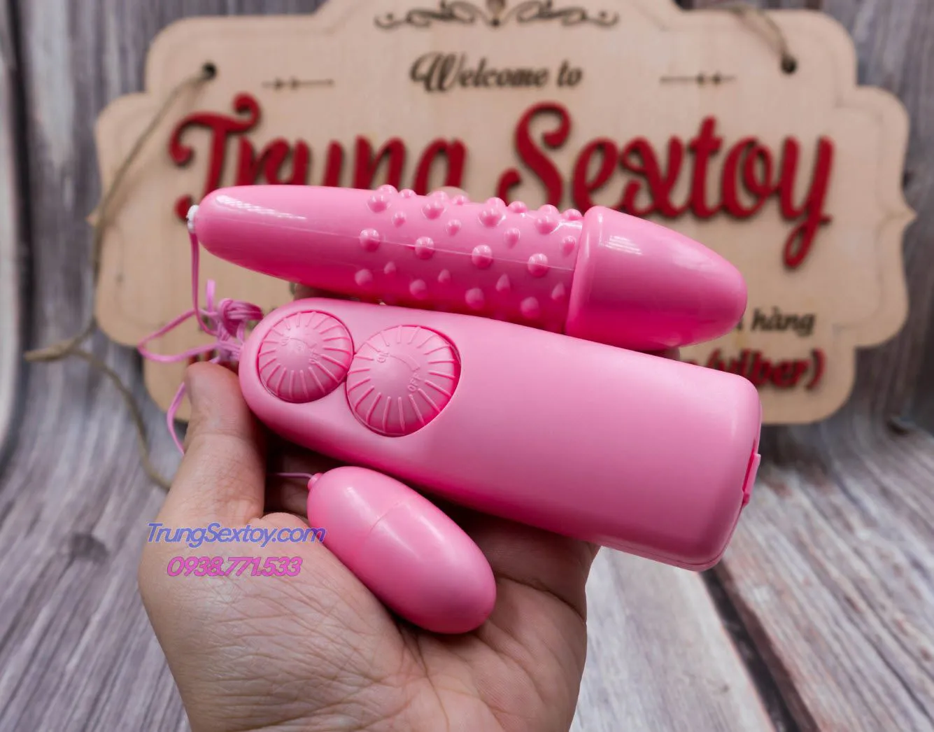 Double-Ended Spiked Love Egg Vibrator Couple’s Pleasure Tool — photo 3