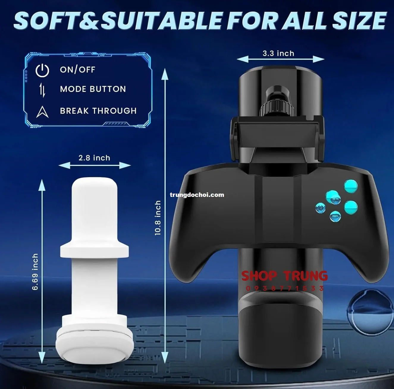 Automatic Thrusting Vibrating Male Masturbator Toy — photo 6