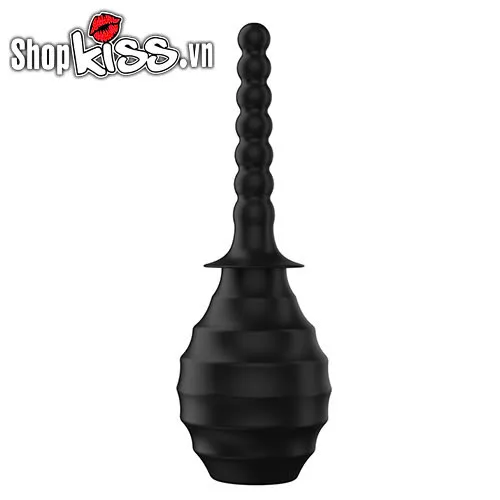 Mr Play Anal Douche Black Silicone Hygiene Toy — photo 3
