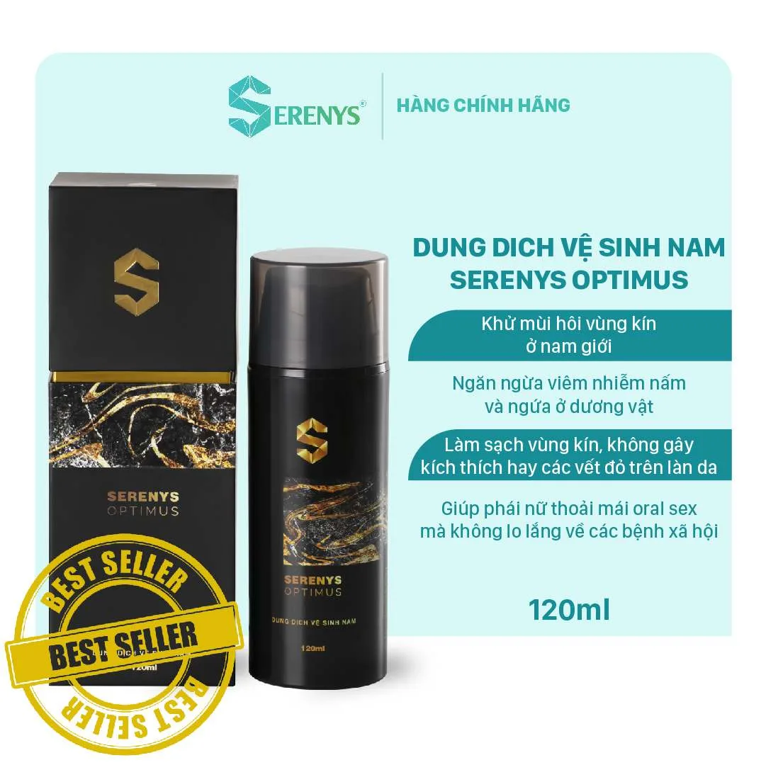 Serenys Optimus Male Hygiene Wash 120ml Anti-Odor — photo 4