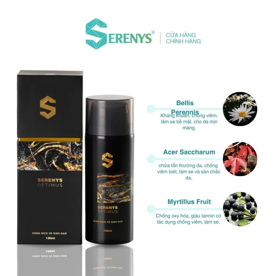 Serenys Optimus Male Hygiene Wash 120ml Anti-Odor — photo 5
