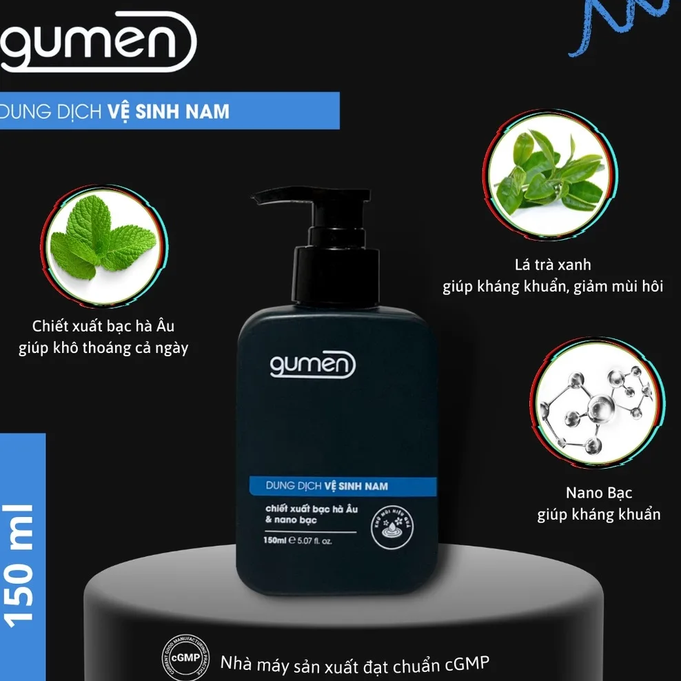 Gumen Premium 150ml Men’s Intimate Hygiene Cleansing Wash — photo 7