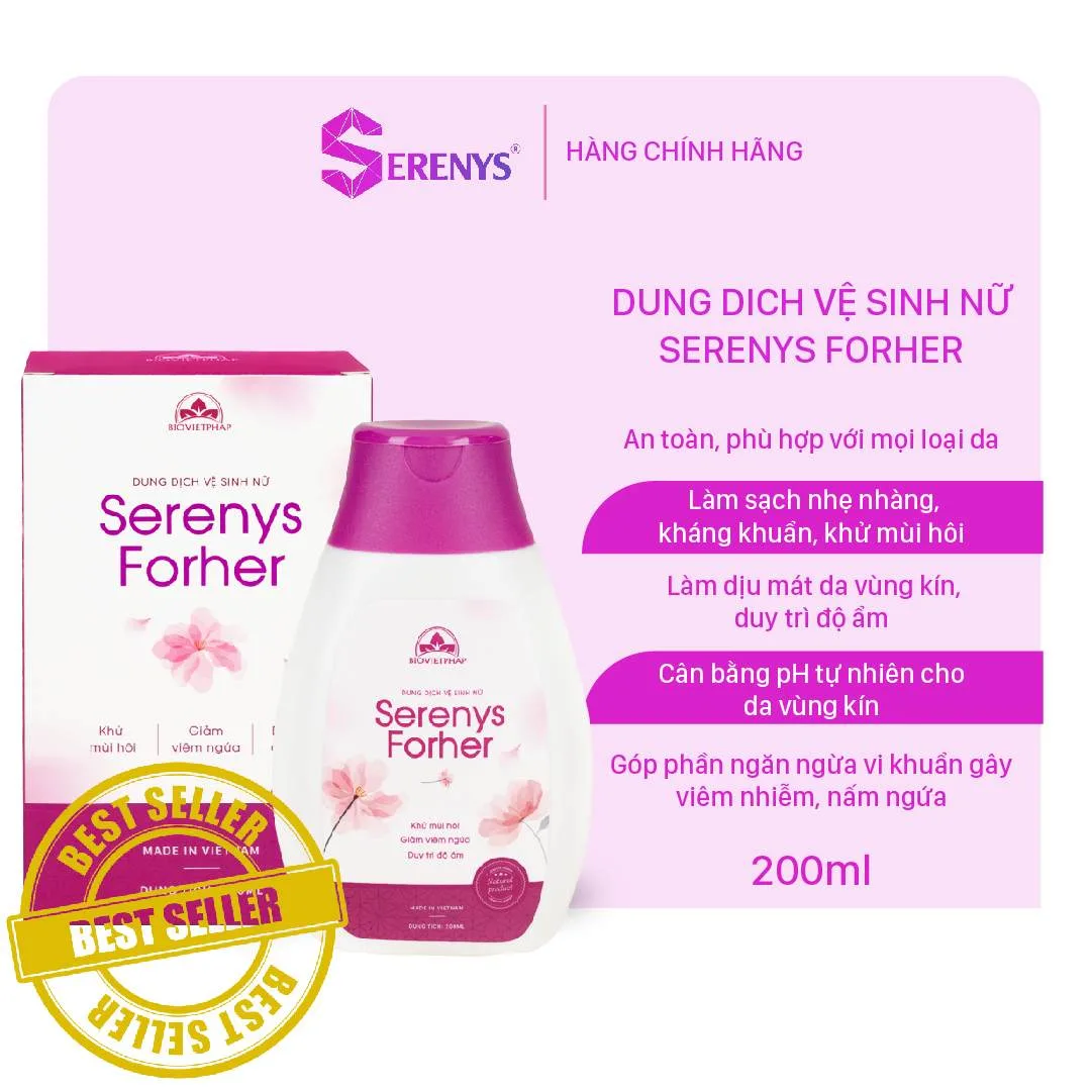 Serenys ForHer 200ml Natural Feminine Hygiene Wash Gel — photo 4