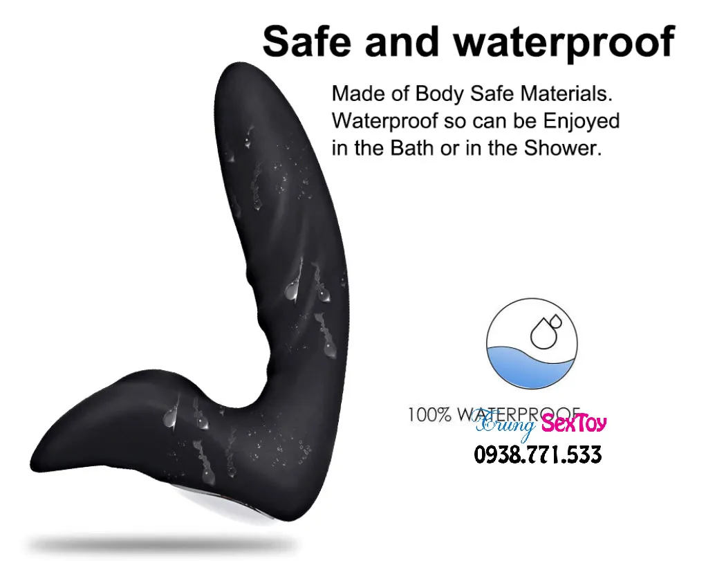 Remote Controlled Vibrating Anal Stimulator C-Shape Pleasure — photo 3