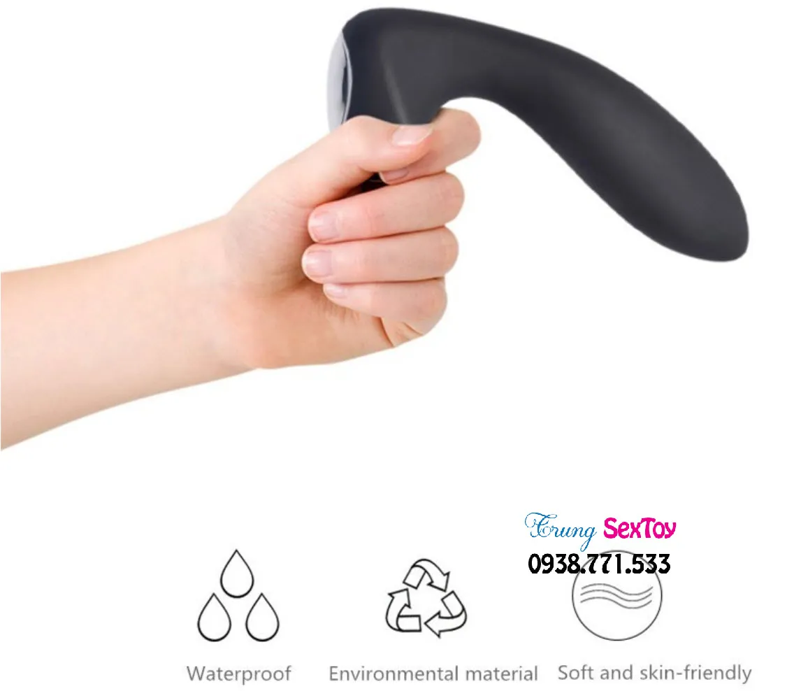 Remote Controlled Vibrating Anal Stimulator C-Shape Pleasure — photo 2