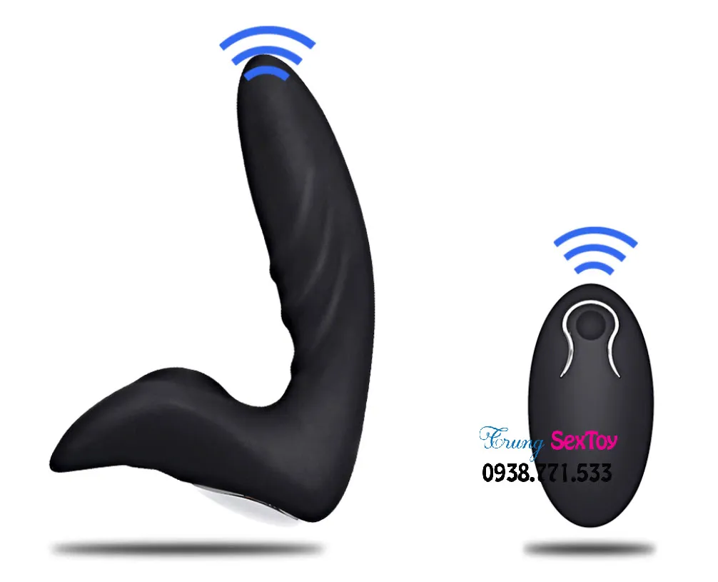 Remote Controlled Vibrating Anal Stimulator C-Shape Pleasure — photo 4