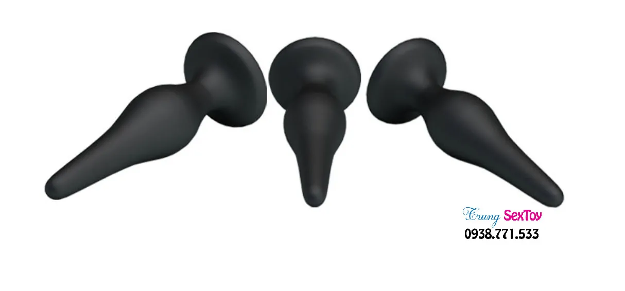 Anal Plug Set 3pcs Multi Size Couples Intimate Pleasure — photo 5