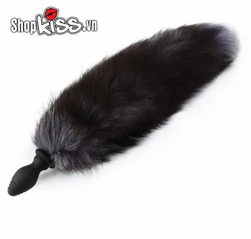 Silicone Fox Tail Anal Vibrating Stimulator Cosplay — photo 3