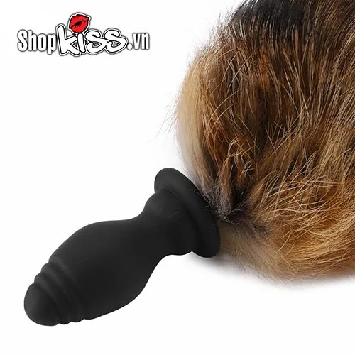 Silicone Fox Tail Anal Vibrating Stimulator Cosplay — photo 5