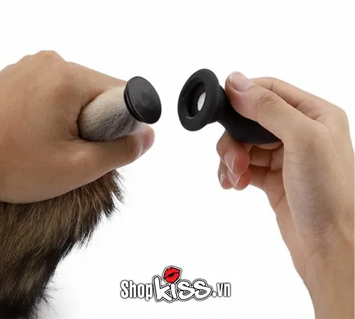 Silicone Fox Tail Anal Vibrating Stimulator Cosplay — photo 6