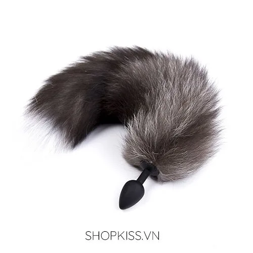 Sexy Ferret Tail Silicone Anal Stimulator - Unisex Pleasure — photo 2
