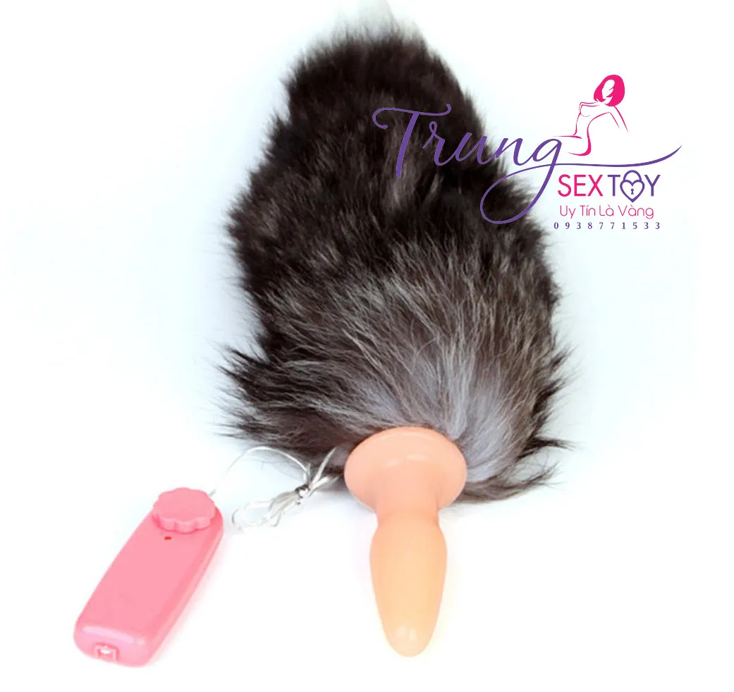 Silicone Fox Tail Vibrating BDSM Toy for Couples — photo 2