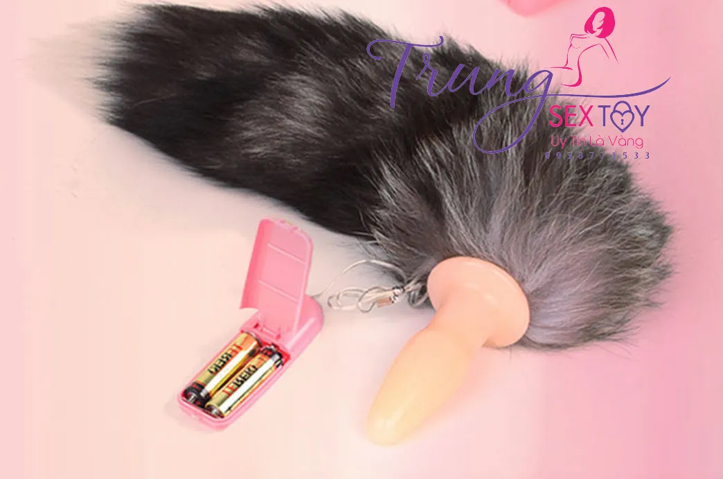 Silicone Fox Tail Vibrating BDSM Toy for Couples — photo 3