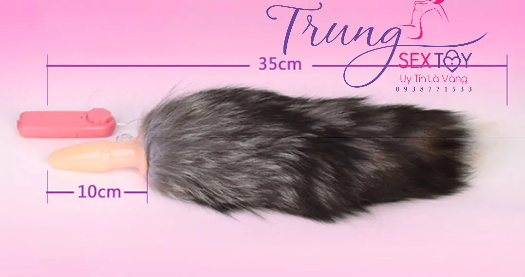 Silicone Fox Tail Vibrating BDSM Toy for Couples — photo 5
