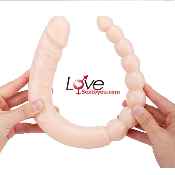 Double-ended vibrating dildo for ultimate pleasure — photo 5