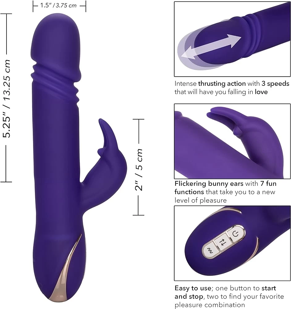 CalExotics Jack Rabbit Signature Double Stimulating Dildo — photo 3