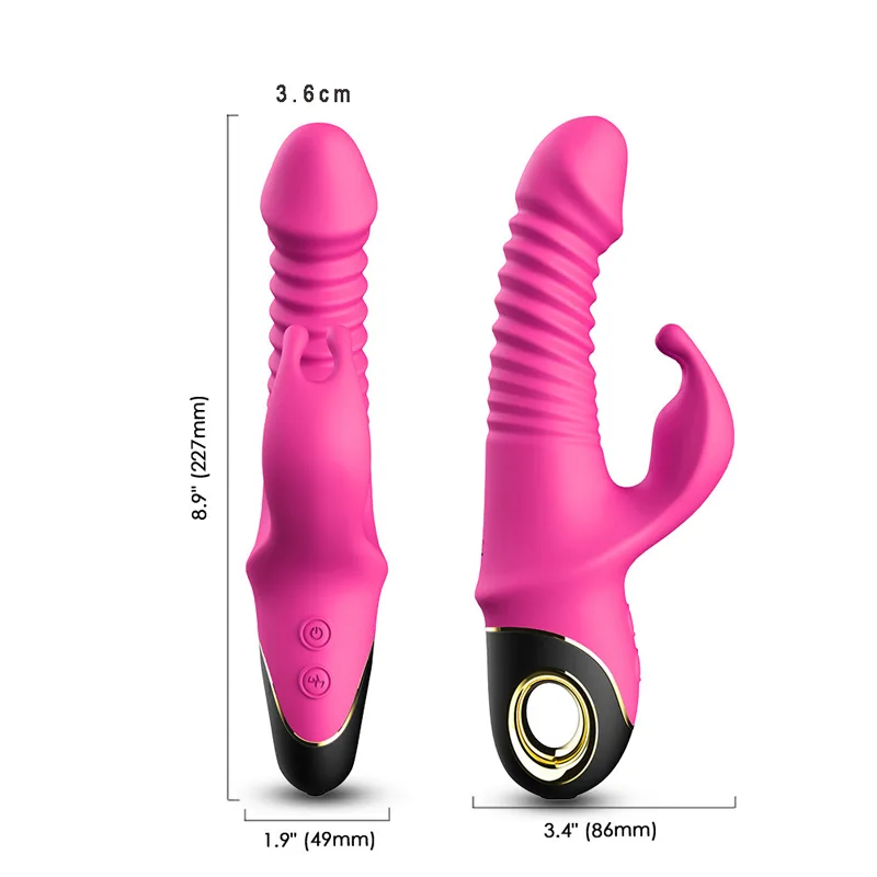 Adorime Multi-Function Silicone Female Stimulator Warming 23cm — photo 2