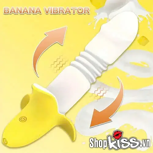 Haoqi Banana Shaped Thrust Vibrating Dual Toy — photo 4