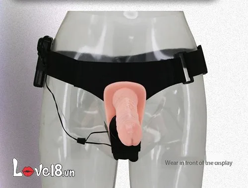 Ultra Double Ended Strap On Vibrating Soft Silicone Toy — photo 5