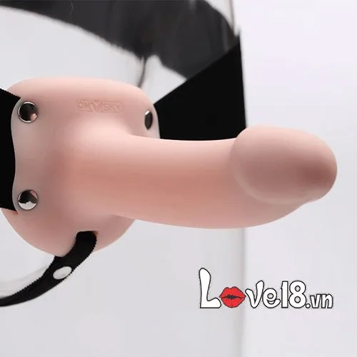 OmySky Hollow Small Silicone Strap-On for Men — photo 2