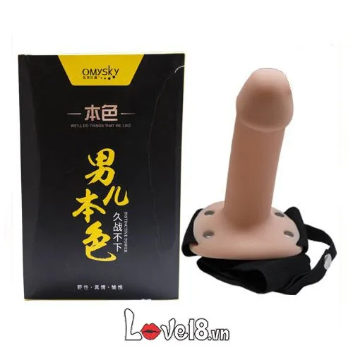 OmySky Hollow Small Silicone Strap-On for Men — photo 4
