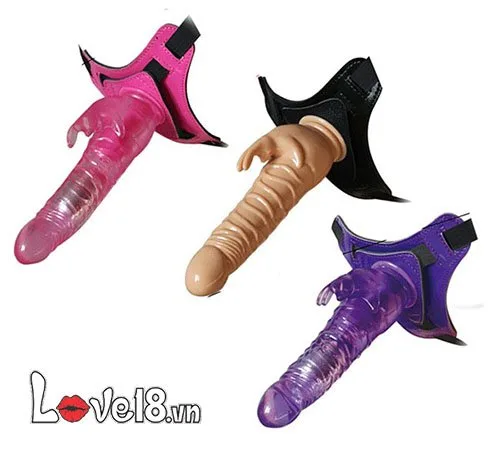 Strap-On Silicon Super Vibrating Dildo Lesbian Couples — photo 5