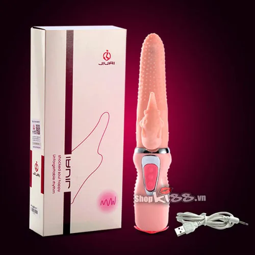 Elephant Heating Soft Spiked Vibrating Rotating Dildo — photo 5