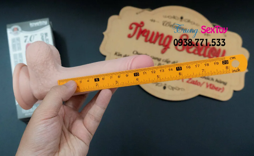 Soft Dual Layer Skin TPE Realistic Dildo 17x3.5cm — photo 7