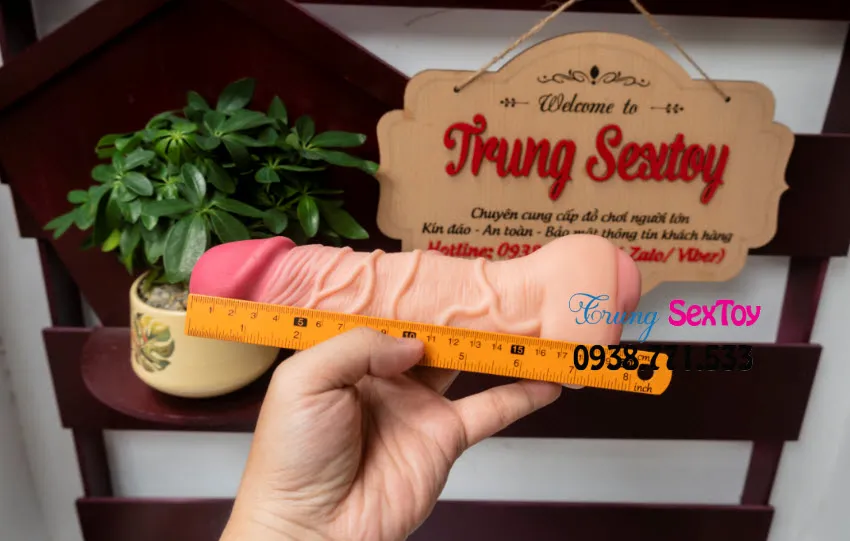 3D Soft Silicone Realistic Male Masturbation Dildo 21cm — photo 3