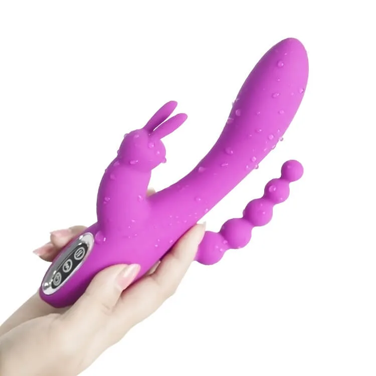 3in1 Private Packing G-Spot Anal Vibrator Waterproof Powerful — photo 4