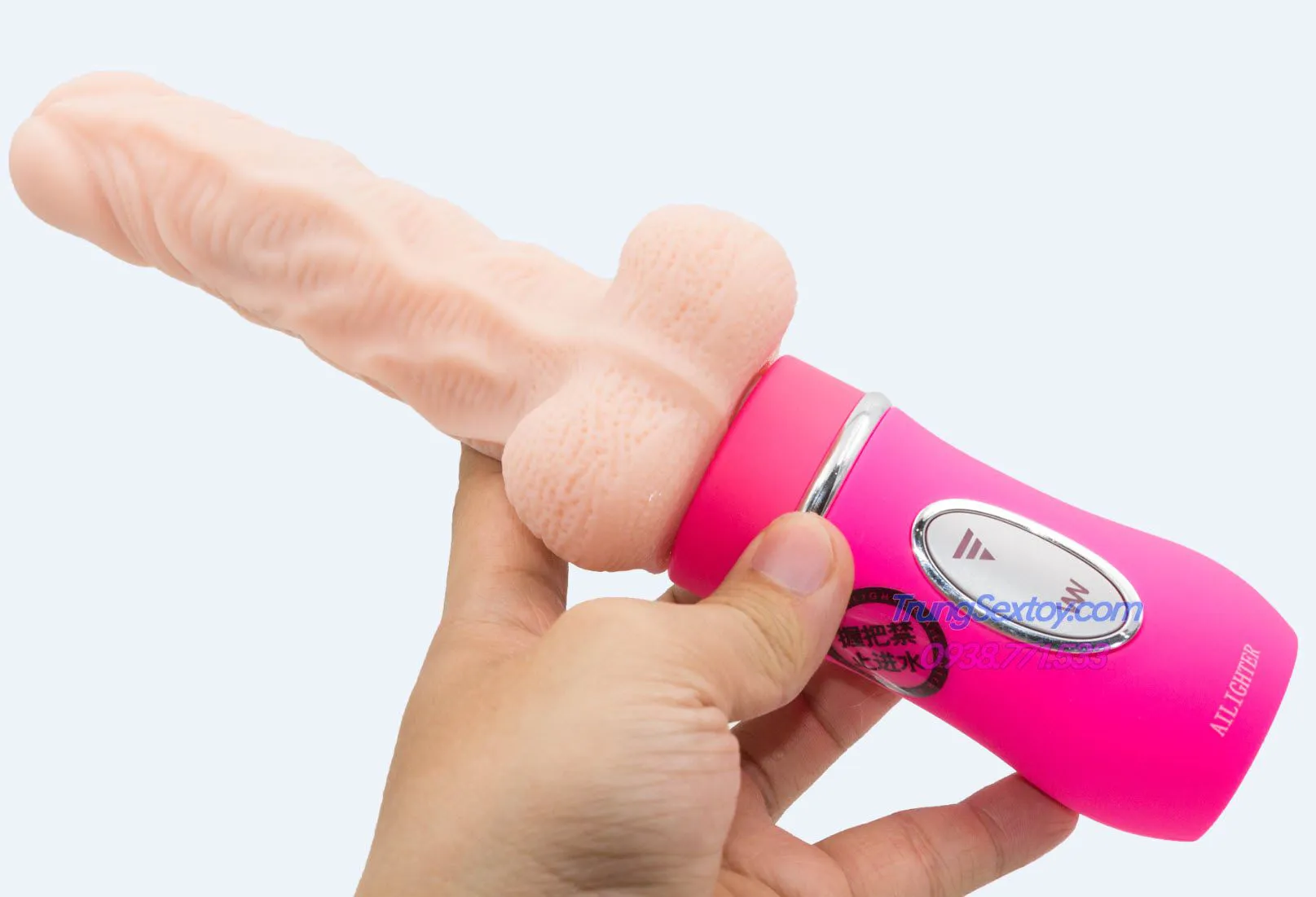 Ailighter Auto Vibrating Thrusting Silicone Realistic Dildo Recharge — photo 3