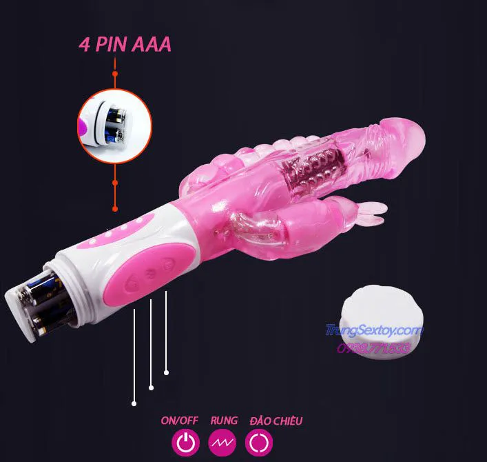 Bunny Triple Head Vibration Dildo For Ultimate Fun — photo 3