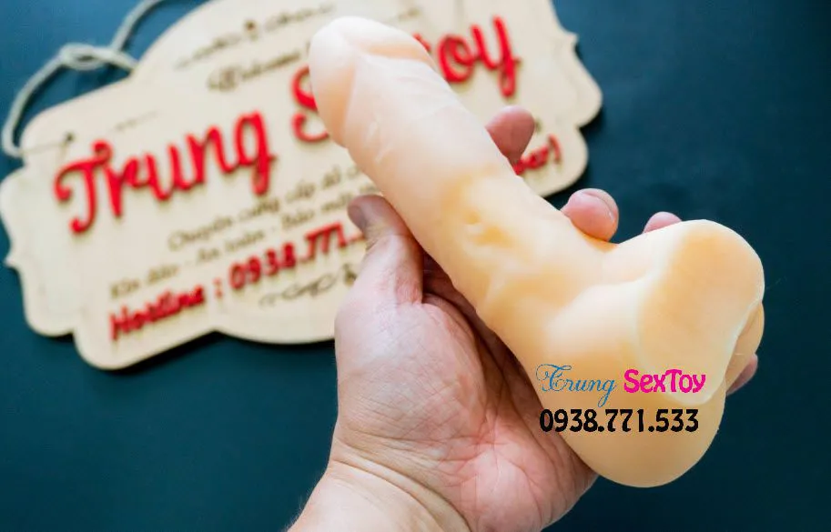 Bigger Man Hollow Premium Realistic Dildo Safe Silicone — photo 3
