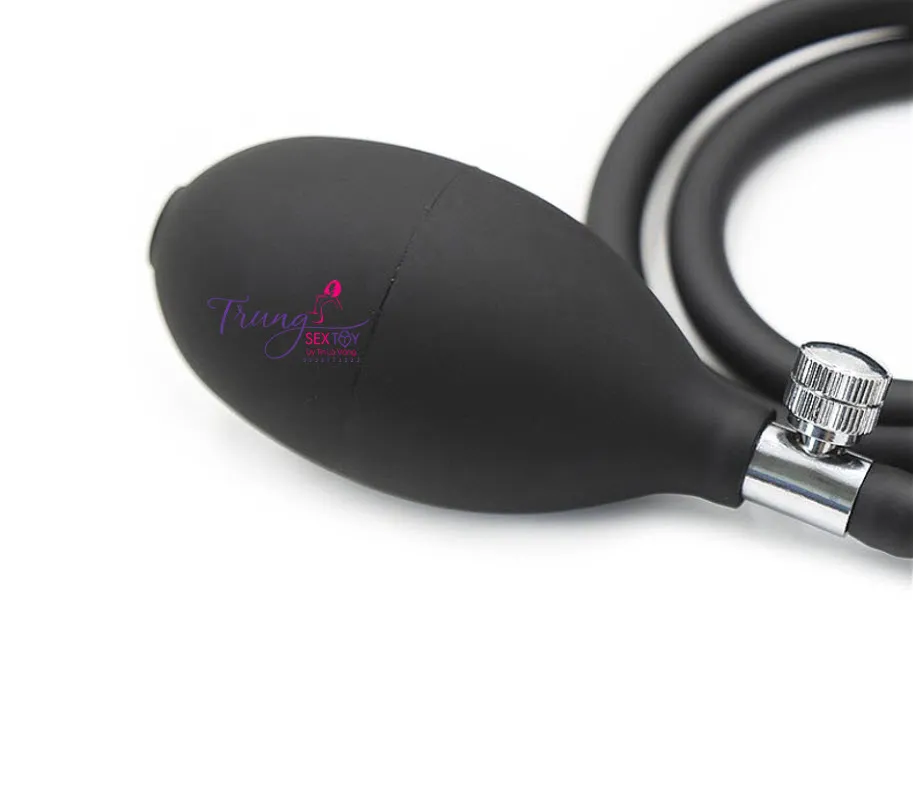 Black Inflatable Soft Silicone Waterproof Multi Function Toy — photo 2