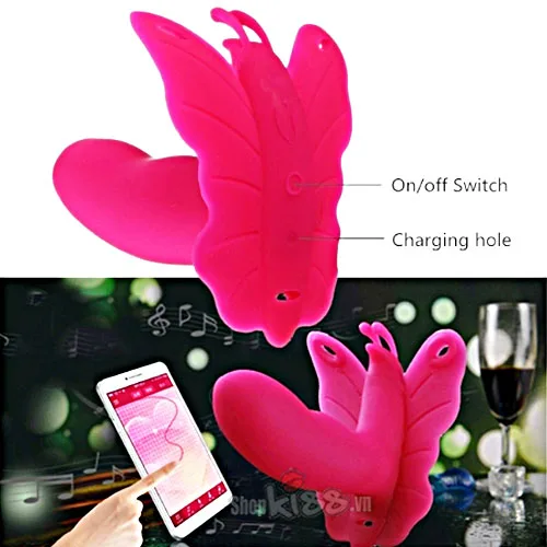 Realov LYDIA Butterfly Strap-On Vibrating Lesbian Toy — photo 8