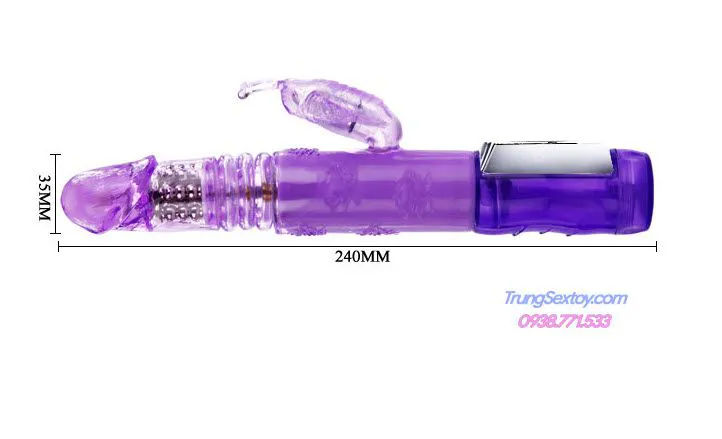 Butterfly Prince Handheld 7 Mode Silicone Female Vibrator AAA Battery — photo 4