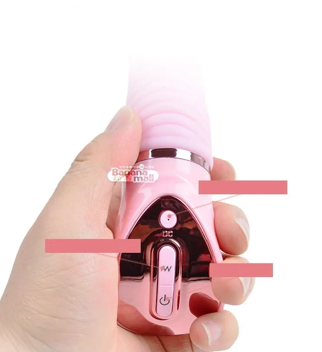 SHP232 Tongue Head Silicone Vibrator Japanese Design Pink — photo 4
