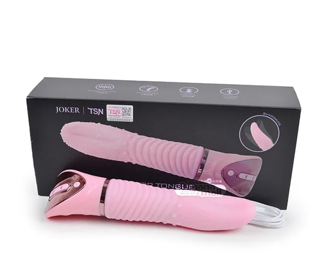 SHP232 Tongue Head Silicone Vibrator Japanese Design Pink — photo 5