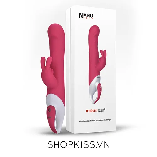 Nano Jeuplay Premium Female Handheld Vibrating Dildo Pink — photo 2