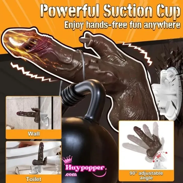 Selina Premium Vibrating Thrusting Dildo 40°C Heat Feel — photo 3
