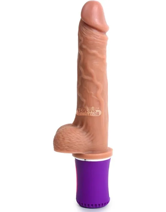 SHP233 Premium Silicone Vibrating Dildo Strong Thrusting Features — photo 2