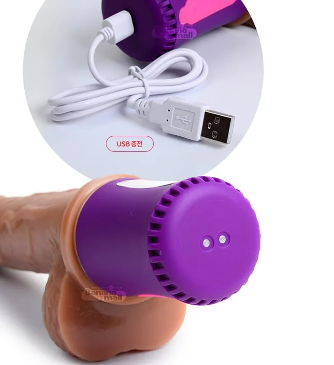 SHP233 Premium Silicone Vibrating Dildo Strong Thrusting Features — photo 5
