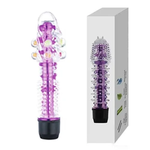 SHP1450 Silicone Textured Realistic G-Spot Vibrator Male Toy — photo 5