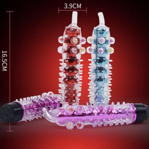 SHP1450 Silicone Textured Realistic G-Spot Vibrator Male Toy — photo 2