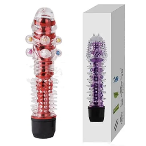 SHP1450 Silicone Textured Realistic G-Spot Vibrator Male Toy — photo 3