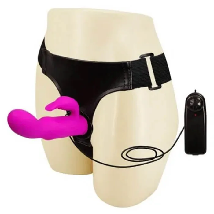 Ultra Harness Hollow Strap-On Realistic Double Penetration — photo 5