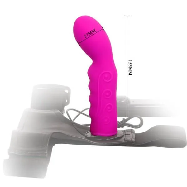 Ultra Harness Premium Strap-On Silicone Dildo for Couples — photo 5