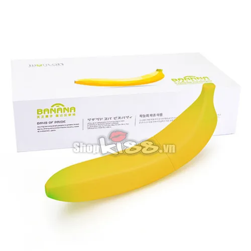 Banana Shaped Vibrating Realistic Silicone Dildo for Couples — photo 5